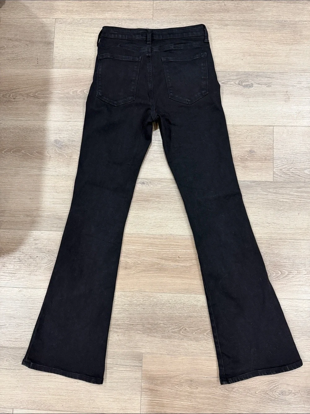 Kut from the Kloth Dark Chacoral ANA High-Rise Fab Ab Flare Jeans